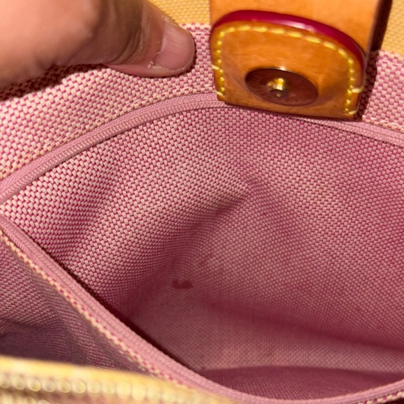 Vintage Gently Loved Dooney & Bourke East West Canvas Tote Bag - Picture 8 of 14